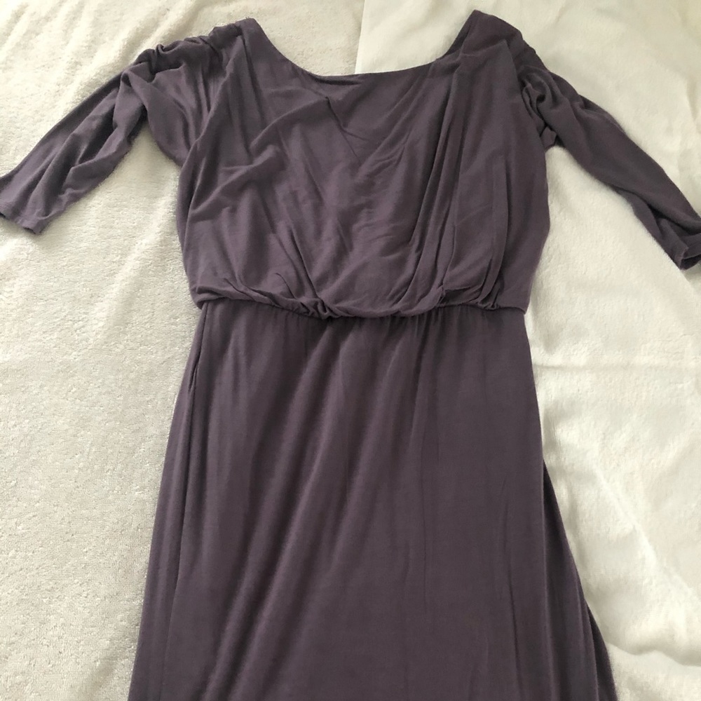 Long backless Lilac dress